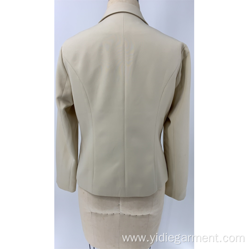 Casual Blazer Women's Off White Business Casual Blazer Supplier